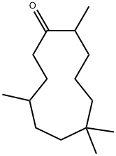 2,6,6,9-Tetramethylcycloundecan-1-one 结构式