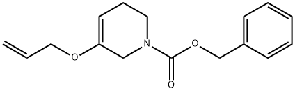 5-(烯丙氧基)-3,6-二氢吡啶-1(2H)-羧酸苄酯 结构式