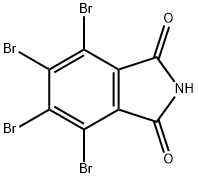四溴邻苯二甲酰亚胺 结构式