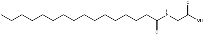 棕榈酰甘氨酸 结构式