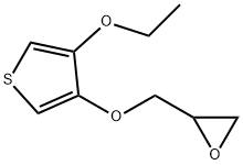 Thiophene, 3-ethoxy-4-(oxiranylmethoxy)- (9CI) 结构式