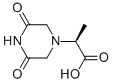 (S)-2-(3,5-二氧代哌嗪-1-基)丙酸 结构式