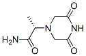 1-Piperazineacetamide,-alpha--methyl-3,5-dioxo-,(-alpha-S)-(9CI) 结构式