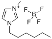 1-己基-3-甲基咪唑四氟硼酸盐 结构式
