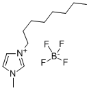 四氟硼酸(1-甲基-3-辛基咪唑翁) 结构式