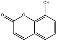 8-羟基-2H-苯并吡喃-2-酮 结构式