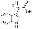 氘代吲哚-3-乙酸 结构式