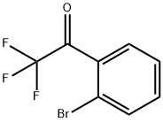 2'-溴-2,2,2-三氟苯乙酮 结构式