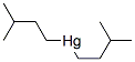 Bis(3-methylbutyl) mercury(II) 结构式