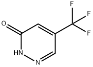 5-三氟甲基-2H-哒嗪-3-酮 结构式