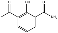 苯甲酰胺, 3-乙酰基-2-羟基- 结构式