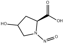 Proline, 4-hydroxy-1-nitroso- (6CI,7CI,8CI,9CI) 结构式