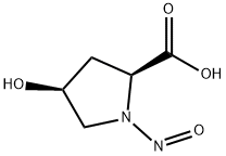 L-Proline, 4-hydroxy-1-nitroso-, cis- (9CI) 结构式