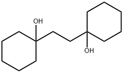 1-[2-(1-hydroxycyclohexyl)ethyl]cyclohexan-1-ol 结构式