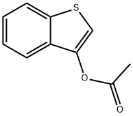 benzo[b]thiophen-3-yl acetate  结构式