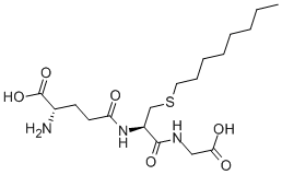 S-辛基谷胱甘肽 结构式