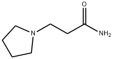 3-(吡咯烷-1-基)丙酰胺 结构式