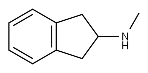 N-甲基茚满-2-胺 结构式