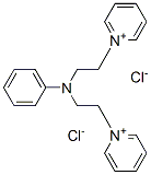 1,1'-[(phenylimino)diethylene]dipyridinium dichloride 结构式