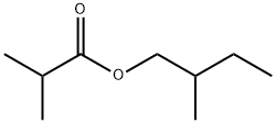 异丁酸2-甲基丁酯 结构式