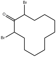 2,12-DIBROMOCYCLODODECANONE 结构式