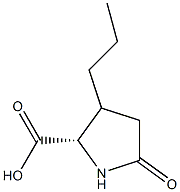 5-oxo-3-propyl-pyrrolidine-2-carboxylic acid 结构式