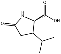 5-oxo-3-propan-2-yl-pyrrolidine-2-carboxylic acid 结构式