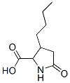 3-butyl-5-oxo-pyrrolidine-2-carboxylic acid 结构式