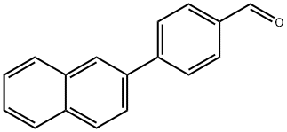 4-(2-萘基)-苯甲醛 结构式