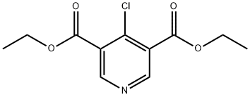 3,5-Bis(ethoxycarbonyl)-4-chloropyridine 结构式