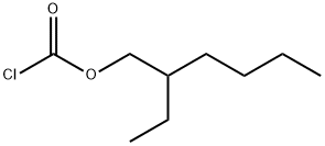 氯甲酸-2-乙基己酯 结构式