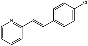 2-[(E)-2-(4-Chlorophenyl)vinyl]pyridine 结构式