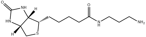 1H-Thieno[3,4-d]iMidazole-4-pentanaMide, N-(3-aMinopropyl)hexahydro-2-oxo-, (3aS,4S,6aR)- 结构式