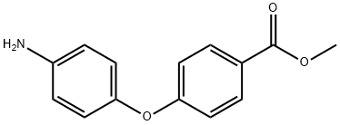 4-(4-氨基苯氧基)苯甲酸甲酯 结构式