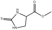 4-Imidazolidinecarboxylicacid,2-thioxo-,methylester(9CI) 结构式