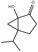 Bicyclo[3.1.0]hexan-2-one, 1-hydroxy-5-(1-methylethyl)- (9CI) 结构式