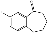 8-氟-1-苯并环庚酮 结构式