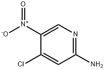 2-氨基-5-硝基-4-氯吡啶 结构式