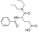 4-(Benzoylamino)-5-(dipropylamino)-5-oxovaleric acid 结构式