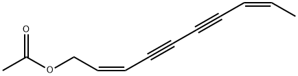 (2Z,8Z)-1-Acetoxy-2,8-decadiene-4,6-diyne 结构式