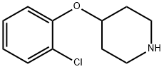 4-(2-氯苯氧基 )哌啶 结构式