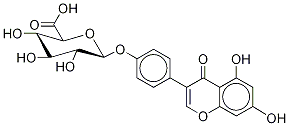 金雀异黄素4' -Β- D -葡糖苷酸 结构式