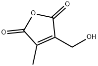 3-HYDROXYMETHYL-4-METHYLFURAN-2,5-DIONE 结构式