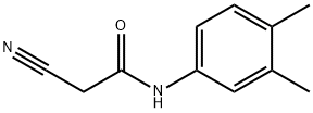 乙酰胺,2-氰基-N-(3,4-二甲基苯基)- 结构式