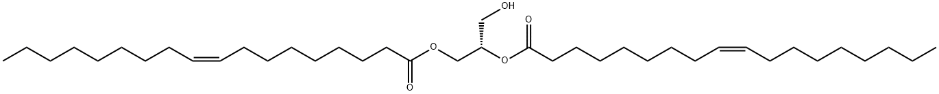 1,2-二油酰基-SN-甘油 结构式