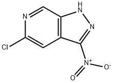 5-氯-3-硝基-1H-吡唑并[3,4-C]吡啶 结构式