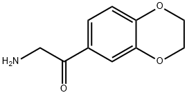 2-氨基-1-(2,3-二氢苯并[B][1,4]二噁英-6-基)乙烷-1-酮 结构式