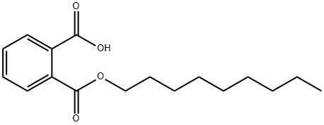 邻苯二甲酸单壬基酯 结构式