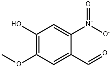 4-羟基-5-甲氧基-2-硝基苯甲醛 结构式