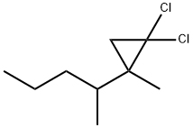 2-(2,2-Dichloro-1-methylcyclopropyl)pentane 结构式